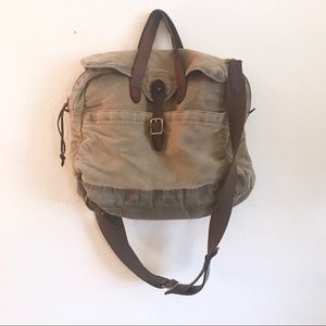 J Crew men’s duck cloth messenger